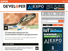 Tablet Screenshot of developer-tech.com